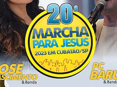 'Marcha para Jesus' acontece neste sábado, dia 28, na cidade de Cubatão