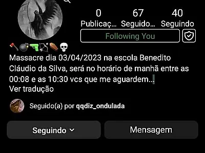 Aluno de 14 anos foi identificado como autor das ameaças a escolas no Guarujá