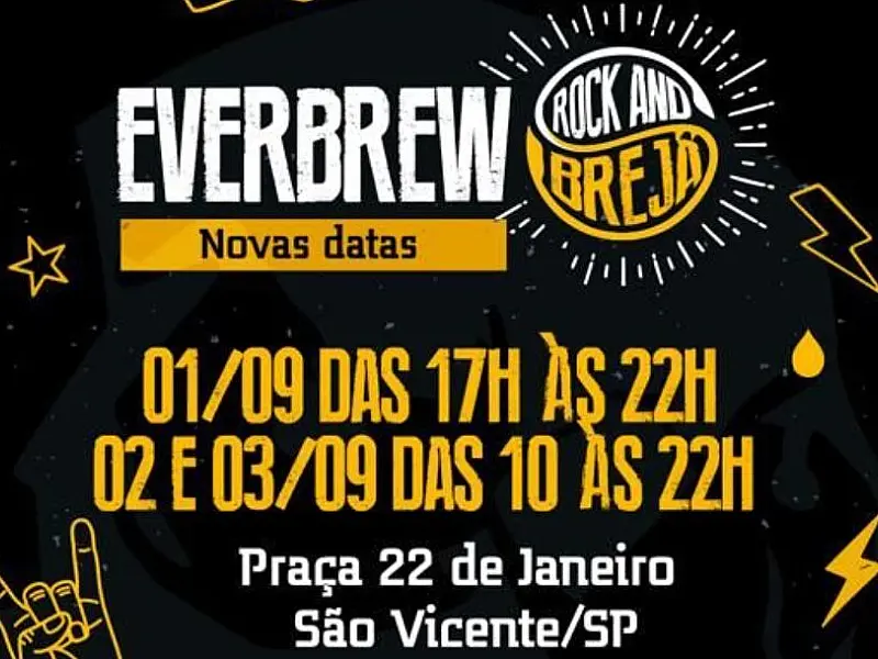 Festival com música e gastronomia agita Praça 22 de Janeiro, em São Vicente