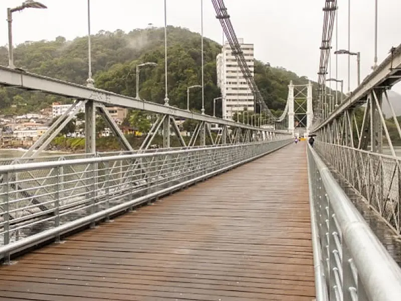 Obras na ciclovia da Av Tupiniquins interditam trânsito na Ponte Pênsil parcialmente