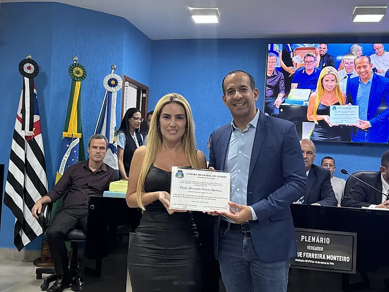 Paulo Alexandre Barbosa recebe título de Cidadão Itaririense
