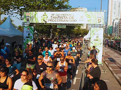 Santista de Pedestrianismo abre quase 500 vagas gratuitas
