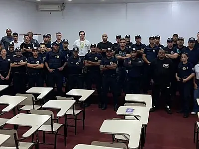 GCMs de Guarujá participam de Curso de Multiplicadores na Prevenção ao Uso de Drogas