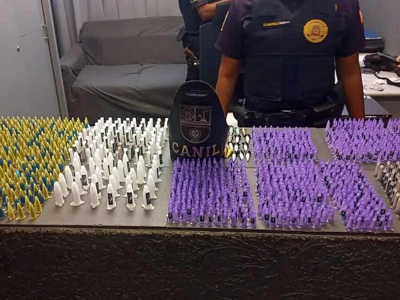 GCM apreende mais de 2,3 mil porções de droga em operação no Morro do Itararé
