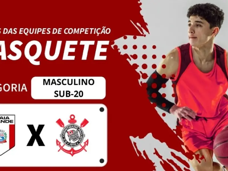 Basquete masculino recebe o Corinthians pelo Estadual sub-20 nesta segunda