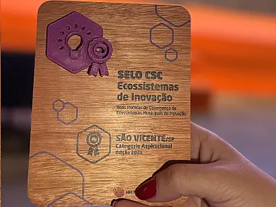 São Vicente é reconhecida com selo nacional de boas práticas de inovação