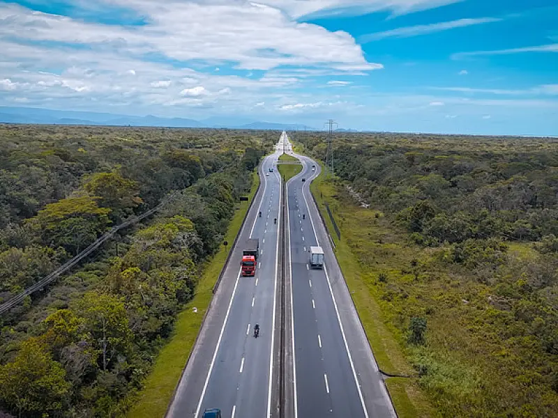 CNL inicia implantação de marginais na SP-055 em Itanhaém e Peruíbe