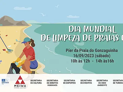 São Vicente celebra Dia Mundial de Limpeza de Praias e Rios com ação hoje