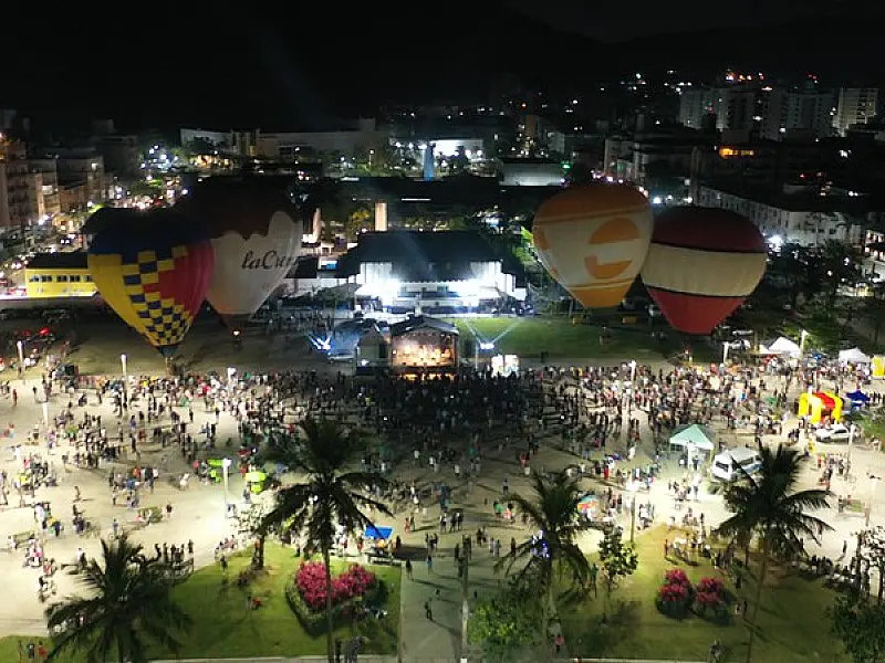 Guarujá: 3º Festival Internacional de Balonismo acontece neste fim de semana