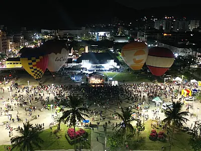 Guarujá: 3º Festival Internacional de Balonismo acontece neste fim de semana