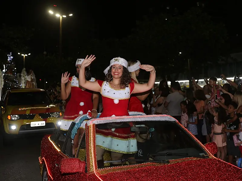 Carreata de natal percorre Guarujá e Vicente de Carvalho neste domingo