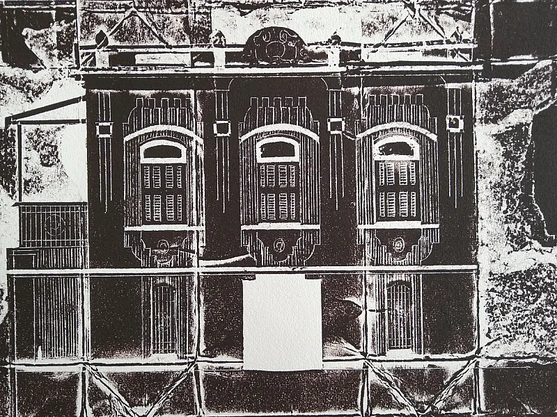 Mostra de gravuras em Praia Grande evidencia arquitetura histórica da Baixada Santista