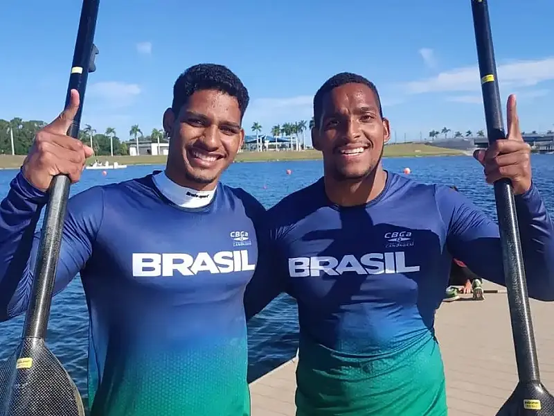 Brasil conquista vaga olímpica no C2 500 metros da canoagem velocidade
