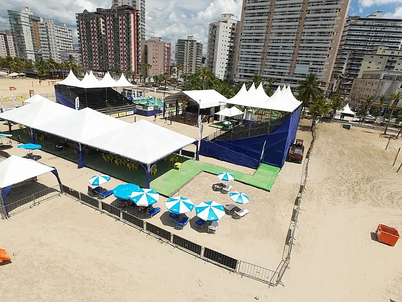 Estação Verão agita Praia Grande com atividades ao ar livre e amistoso com campeões olímpicos