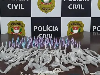 Polícia Civil apreende mais de 330 porções de drogas em Mongaguá
