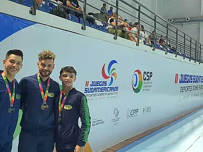 Atletas de Santos garantem seis medalhas em competição de patins no Paraguai