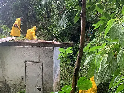 Santos concentra serviços nas ruas para minimizar impactos de fortes chuvas