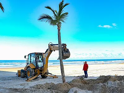 Obras de revitalização da Orla de Mongaguá entram em nova etapa