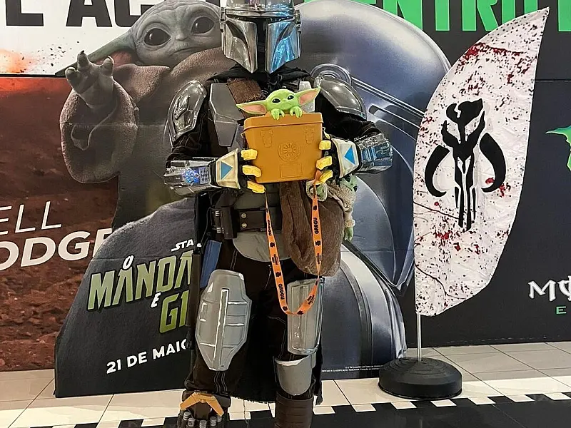 O Mandaloriano e Grogu: Cine Roxy do Brisamar promove encontro com cosplayers de Star Wars