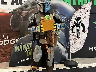 O Mandaloriano e Grogu: Cine Roxy do Brisamar promove encontro com cosplayers de Star Wars
