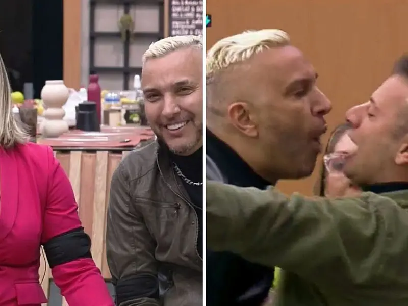 Após briga, Rogério e Baronesa, pais de MC Gui, deixam Power Couple