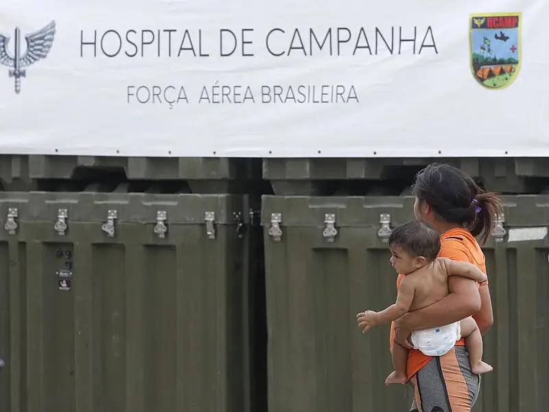 Hospital de campanha já fez mais de 300 atendimentos aos yanomami