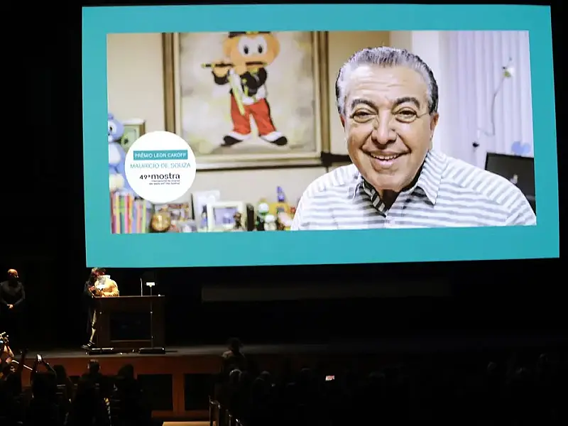 Mauricio de Sousa é homenageado na abertura da Mostra de Cinema de SP