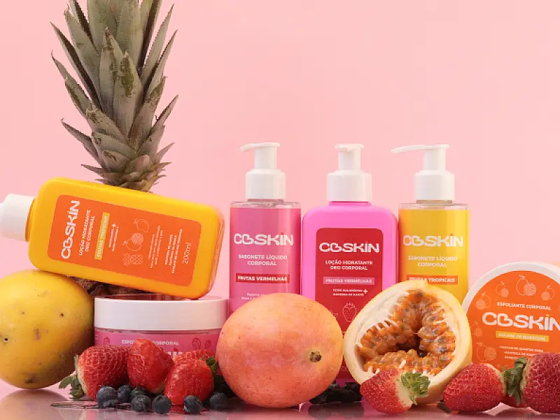 CBSKIN lança produtos de cuidados corporais com aromas de frutas