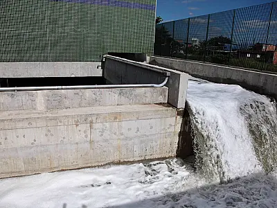 Estação elevatória e comportas contra enchentes começam a funcionar na Zona Noroeste