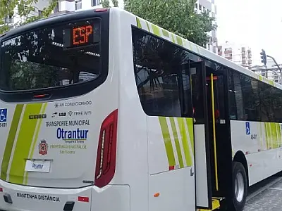 Transporte de São Vicente entra em greve contra salários e benefícios atrasados