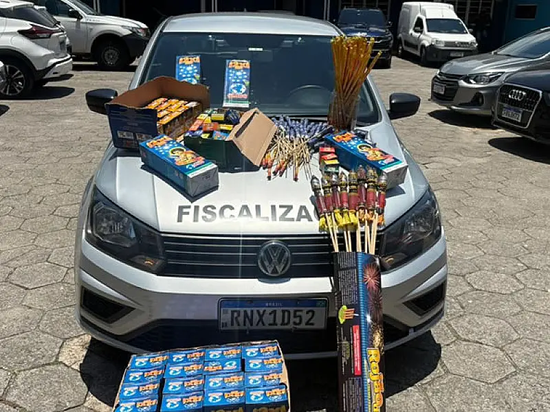 Prefeitura de Mongaguá intensifica ações de fiscalização e apreende fogos irregulares após acidente