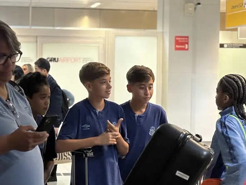 Santos FC embarca a Fukuoka, no Japão, para defender título no World Football Festival Sub-13