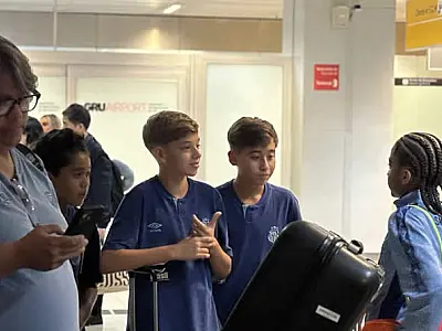 Santos FC embarca a Fukuoka, no Japão, para defender título no World Football Festival Sub-13