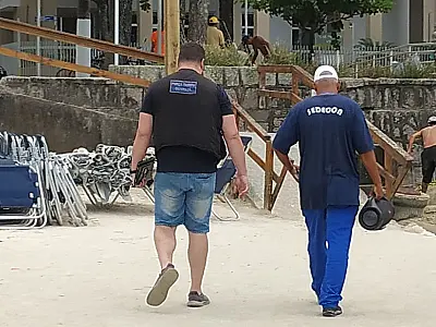 Operação de Fiscalização retira 38 equipamentos de som da faixa de areia