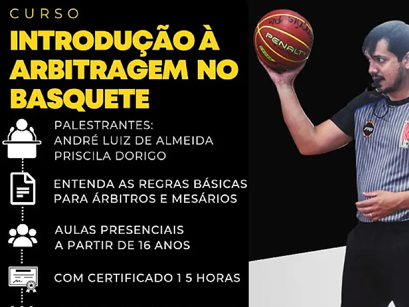 Praia Grande terá curso de introdução à arbitragem no basquete