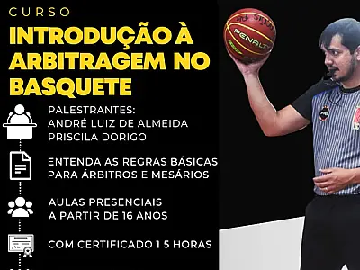 Praia Grande terá curso de introdução à arbitragem no basquete