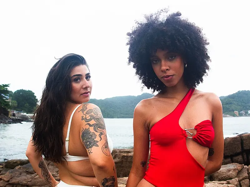 Designer de São Vicente cria coleção de moda praia inspirada em pontos turísticos da Cidade