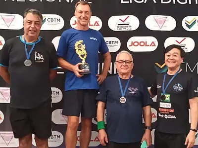 Atleta de Bertioga conquista primeiro lugar em Torneio Regional de Tênis de Mesa