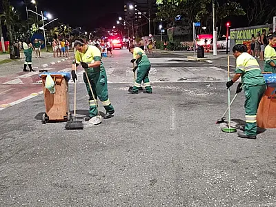 Bloco da limpeza recolhe mais de 900 toneladas de resíduos no Carnaval de Bertioga