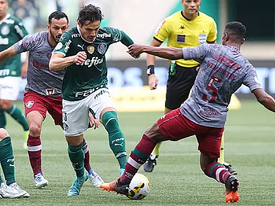 Palmeiras e Fluminense empatam em jogo equilibrado e estacionam na tabela