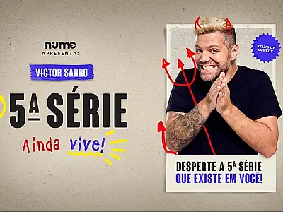 Procópio Ferreira tem stand-up do humorista Victor Sarro nesta quinta-feira