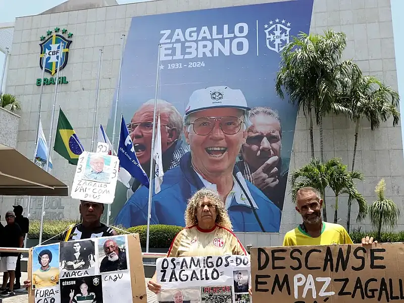 Filhos, ex-jogadores e fãs celebram legado de Zagallo