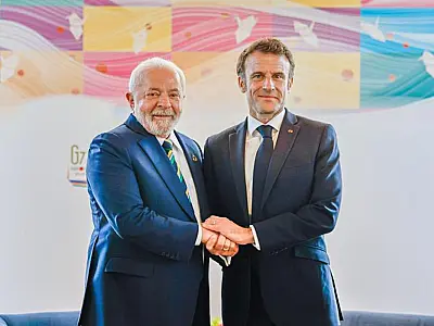 Lula e Macron se reúnem neste mês em cúpula sobre pacto financeiro