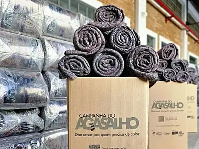 Poupatempo arrecada mais de 4,6 mil peças para a Campanha do Agasalho 2025