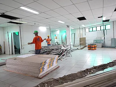 Novo Pronto-Socorro Central de SV atinge metade das obras executadas em 50 dias
