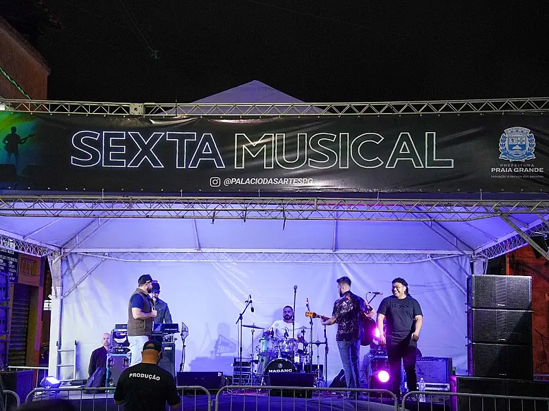 Sexta Musical interdita trecho da Av. Mal. Mallet nesta sexta