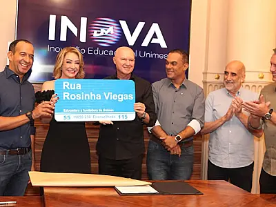 Rua de Santos passa a se chamar "Rosinha Viegas"