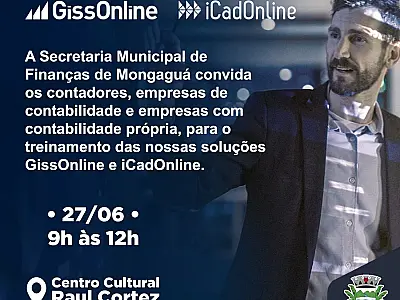 Prefeitura promove treinamento em GissOnline e iCadOnline, para contadores de Mongaguá