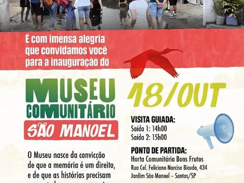 Museu itinerante contará histórias do São Manoel, em Santos