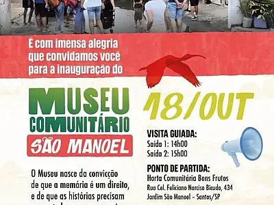 Museu itinerante contará histórias do São Manoel, em Santos